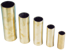 Neopreen schroefas-lagerbus met messing mantel, voor as &Oslash;45mm, buitenmaat &Oslash;61mm, L=180mm - 308014 72dpi - 308014