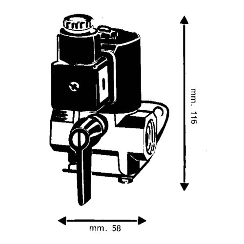 Elektrische afsluiter, 24V/12W, 1/2" inwendige draad - 310021 01 72dpi - 310021