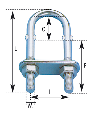 RVS putting, &Oslash;5mm - 340100500x500x0 - 340100