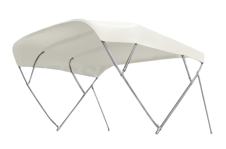 Zonnetent model 'Fly Inox'; wit; 245x156x252cm - 380370 7 - 380375