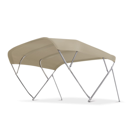 RVS zonnetent Model "FLYINOX" - beige