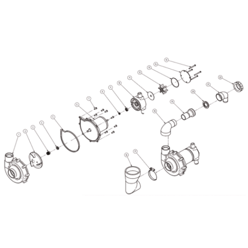 Johnson Pump Space Saver kunststof soft-close bril/deksel - 4 1 - 259121