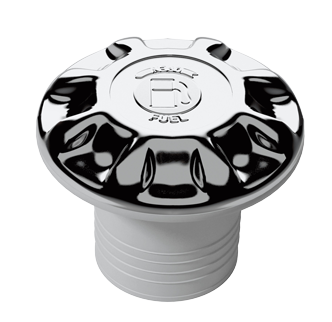 Dekvuldop kunststof-verchroomde 'Fuel', slangaansluiting &Oslash;38mm, flensmaat &Oslash;88mm - 482048 - 482046
