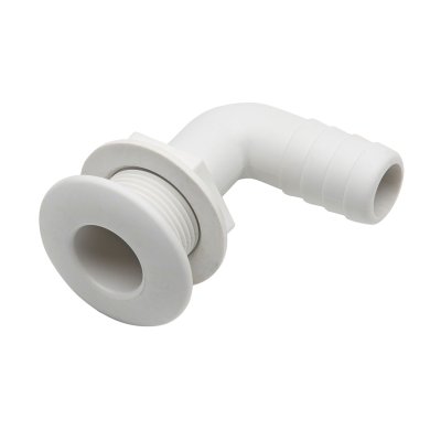 Kunststof haakse huiddoorvoer, &Oslash;3/4"x19mm, wit - 483176 72dpi - 483176