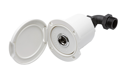 Cabinet With Water Inlet Or Outlet, Inlet, White Plastic - 484253 72dpi - 484253