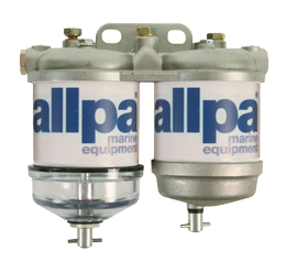 Double Fuel Filter For Diesel, With Water Separator, 50l/H, With 1 Plastic- & 1 Aluminum Bowl - 486400 1 - 486400
