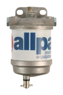 ENKEL dieselfilter met waterafscheider