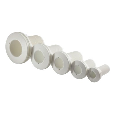 Kunststof huiddoorvoer, 1-1/4", met buitendraad, wit - 486613 72dpi - 486613