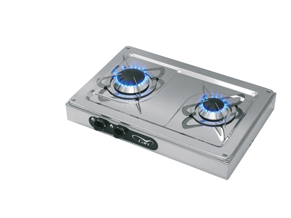 Gaskocher Aufbau, Brenner: 1x Klein/1x Mittel, 440x290x90mm - 487513 72dpi - 487513
