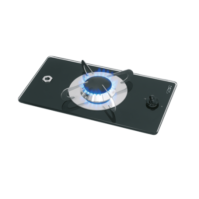 Gaskomfoor met thermische glasplaat, 365x200x80mm, brander: 1x medium - 487570 72dpi - 487570