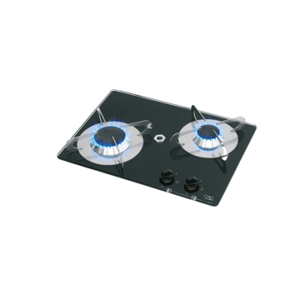 Gaskomfoor met thermische glasplaat, 380x280x80mm, branders: 1x klein/1x medium - 487571 72dpi - 487571