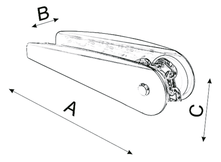 RVS Ankerrol, A=200mm, B=50mm, C=65mm (vast model, tot 7,5kg) - 489052 01 72dpi - 489052