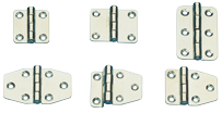 RVS Scharnier, 48x37mm, &Oslash;4mm - 490800 72dpi - 490800