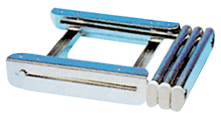 Niro Teleskopische Badeleiter F&uuml;r Montage Unter Der Badeplattform, 3-Stufen, Max. Rohr &Oslash;30mm - 494020 72dpi - 494020