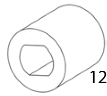 Impeller - Jabsco - 500152 01 - 500152