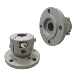 Stalen klemflens met centreerrand, &Oslash;25mm-as, center &Oslash;60mm, steek &Oslash;80mm, 4x &Oslash;10,5mm (Volvo) - 518010v - 518009V