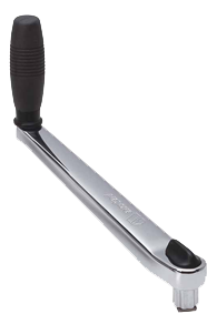 Antal Verchroomde winchhandel, L=250mm, gewicht 1,4kg, lock-in, single grip - 542031 1 - 542031