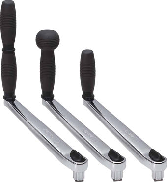 Antal Verchroomde winchhandel, L=250mm, gewicht 1,4kg, lock-in, single grip - 542031 2 - 542031