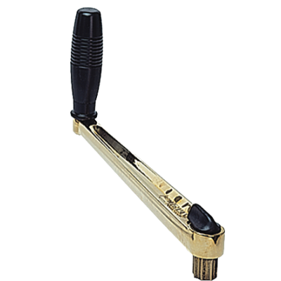 Antal Brons-gepolijste winchhandel 'Classic', L=250mm, gewicht 1,4kg, single grip - 542031 bg - 542031/BG