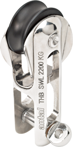Antal RVS 'Nitronic 50' Twin Halyard block, lijn &Oslash;12-14mm, SWL 3500kg - 54h040 72dpi - 54H040