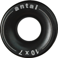 Antal Aluminium low friction ring, D1=10mm, D2=25mm, &Oslash;=7mm, T=12mm, SWL 800kg - 54r1007 72dpi500x500x0 - 54R1007