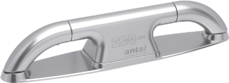 Antal Roller Cleat model RC350/SI Large, zilver geanodiseerd - 54rc350si - 54RC350/SI