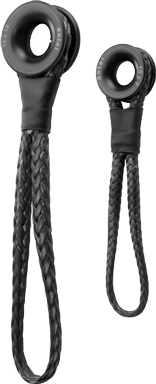 Antal Aluminium low friction ring & dyneema loop, D=14mm, L=90mm, Loop &Oslash;=5mm, SWL 900kg - 54rl5 0 72dpi - 54RL5.0