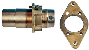 Bronzen buitenlager met contraflens, voor schroefas &Oslash;45mm & koker &Oslash;60mm - 562024 72dpi - 562024