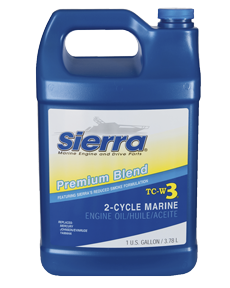 Sierra Motorolie Blue Premium TC3-W3, 3.78l, voor outboards 2-takt - 641895003 01 72dpi - 641895003