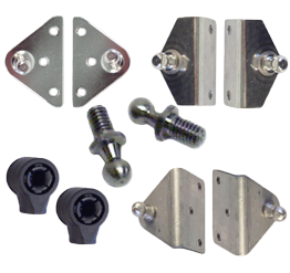 Sierra Nautalift, RVS 90&deg; houder met 10mm-kogelaansluiting, breedte 2" (51mm), liphoogte 16,5mm - 64gs62850 - 64GS62870