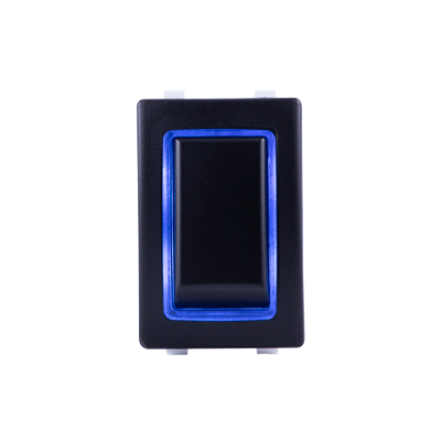 Sierra Waterdichte (IP68) HALO continue verlichte schakelaar; LED Blauw, DPST, ON-ON - 64rk40660b 72dpi - 64RK40660B