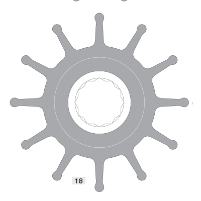 Johnson Pump Impeller 820B - 6609820b 72dpi - 6609820B