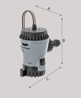 Aqua void cartridge bilge pump 500 gph 12v - 66101362601 1 1 - 66101362601