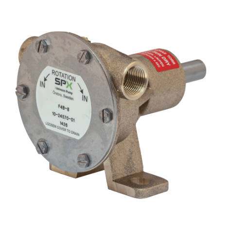 Johnson Pump Bronzen impellerpomp F4B-8, 34,5l/min, binnendraad 3/8", voetmontage/pulley-aandrijving - 66102457001 1 - 66102457001