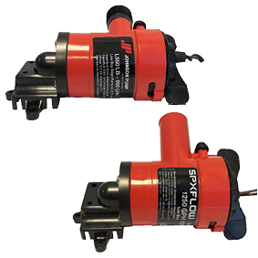 Johnson Pump Low Boy bilgepomp (cartridge type) L550, 12V/3A, 50l/min, slangaansluiting 3/4" - 663233703lb01 - 663233703LB01