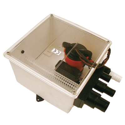 Johnson Pump Douche-afvoerset multiport, 24V/3,4A, 72l/min - 66325715102 72dpi - 66325715102