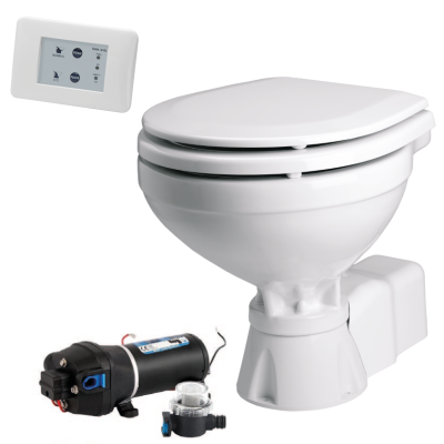 Johnson Pump AquaT silent-electric scheepstoilet, 12V/13A, compact pot - 66804723101 1 - 66804723101