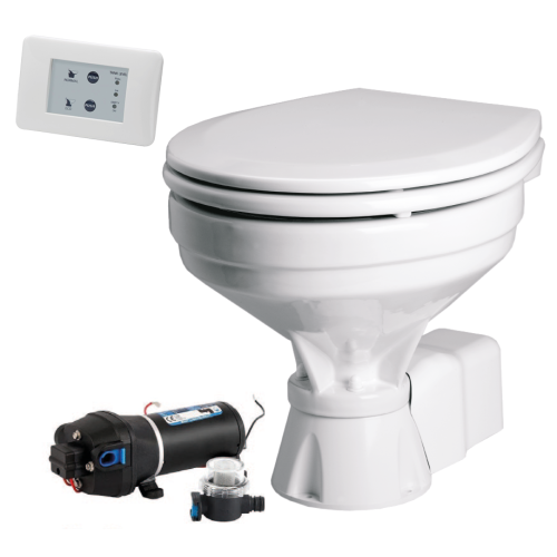 Johnson Pump AquaT silent-electric scheepstoilet, 24V/7A, comfort pot - 66804723202 1 - 66804723202