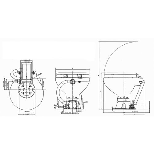 AquaT standard-electric scheepstoilet, 12V/13A, compact pot met bedienpaneel - 66804743501 02 72dpi - 66804743501