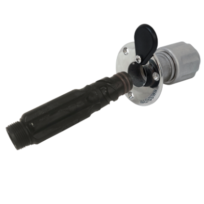 Johnson Pump RVS Quick-Connect wandaansluiting voor dekwaspomp, kraan of douche - 668047507 - 668047507