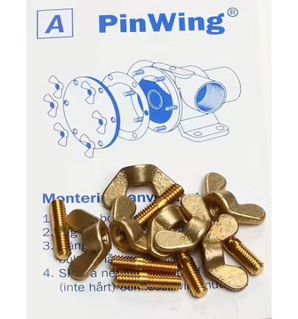 Johnson Pump Set RVS vleugelmoeren "Pinwing"