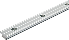 Antal Aluminium eindfitting voor T-rail 40x8 - 691341b - 691341/B