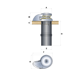 Ankerlier verticaal, model 'Zadar', 6mm, 12V, 500W, zonder verhaalkop - 72802 dims 72dpi - 72802