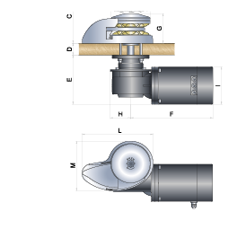 Ankerlier verticaal, model 'Corse', 6mm, 12V, 500W, zonder verhaalkop - 72812 dims 72dpi 2 - 72812
