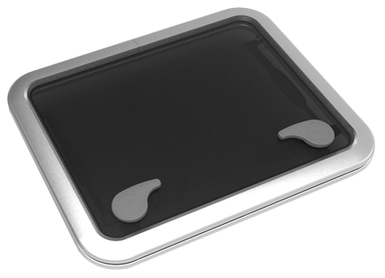 Go&iuml;ot Aluminum Hatches Model 'Opal 54', Satin, Dims. 561x446mm, Hole Size 507x392mm, Mounting Depth 15mm - 73106737 - 73106737