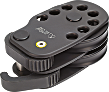 Antal Aluminium Doppelt Deckblock Mit Feder Stopper, &Oslash;80mm, Scheibe F&uuml;r &Oslash;6-14mm Leine, Arbeitslast 1000kg, Links - 852080 1 - 852080/L