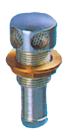 Ontluchtingsnippel messing verchroomd &Oslash;16mm, recht - 9001191 - 9001191