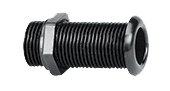 Kunststoff Lenzrohr, &Oslash;22mm, H=62mm, Schwarz - 9001421 1 - 9001421
