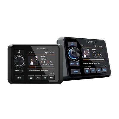 Hertz HMR 50 - FM/USB/BT 4x50 Watt, 3 zones, kit met HMC D1/HMA C1306 - 900380000b hertz hmr50 bundle - 900380000B