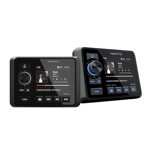 Hertz HMR 50 - FM/USB/BT 4x50 Watt, 3 zones, bundle with HMC D1/HMA C1306 - 900380000b hertz hmr50 bundle - 900380000B